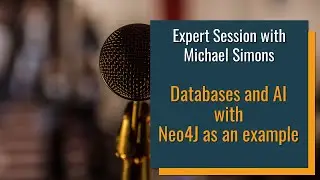 Databases and AI with Neo4J as an example with Michael Simons