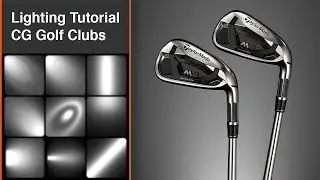 Studio Lighting for CG Golf Clubs - Tutorial