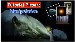 PicsArt Tutorial Manipulation Photo Fantasy Wolf | Editing PicsArt