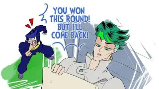 Josuke & Rohan's Fiery Feud - (JJBA Comic Dub)