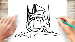 How to Draw Optimus Prime Step by Step for Kids