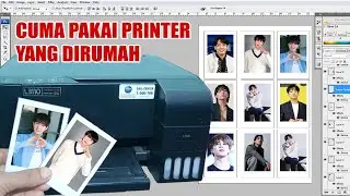 CETAK FOTO POLAROID DI PHOTOSHOP PAKAI PRINTER SENDIRI