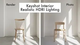 Keyshot Interior Realistic HDRI Lighting Tutorial