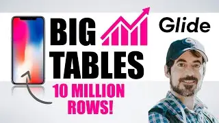 Big Tables Glide | Store up to 10 Million Records