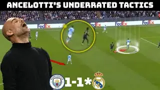 Tactical Analysis : Manchester City 1-1 Real Madrid | How Ancelotti Beat Pep |