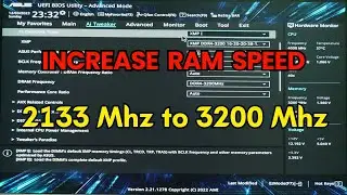 How to change RAM speed in BIOS | Enable XMP on Asus BIOS