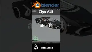 Quickly Hide unnecessary Objects in blender Like a Pro TIPS#15