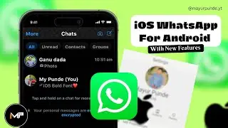 Install iOS Whatsapp On Android🤌 |MB Whatsapp Download