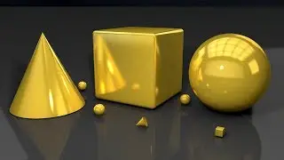 Cinema 4D R18 Gold Brush Material | Cinema 4D R18 Material Tutorial