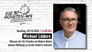 Frieden im Nahen Osten: Haltung zu Israel ändern | Michael Lüders | 30-Minuten-WG | Buchmesse 2024