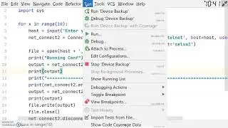 Device Backup using Netmiko