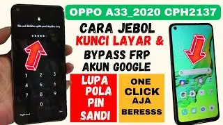 UNLOCK OPPO A33-2020 LUPA POLA SANDI‼️ FORMAT DATA & BYPASS AKUN GOOGLE, DONE BY GSTOOL