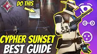 Top 20 Sunset Cypher Setups - Tips and Tricks Valorant