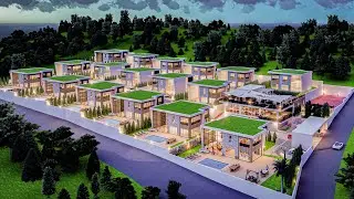 Terrace Park Villaları -  Konut Projesi Render ve Modelleme - Site Projesi - 17 Müstakil Villa