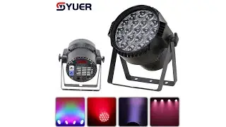 YUER™ 19x15w LED RGBW 4in1 Wash Beam Zoom Effect Par Lights Aluminum Case Strobe