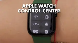 THE APPLE WATCH CONTROL CENTER