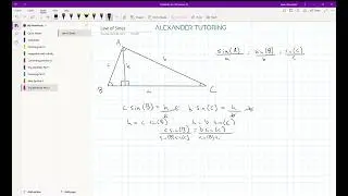 How to Derive the Law of Sines