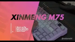 XInmeng M75 - Sound Test - Thock Thock!