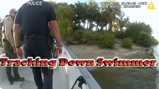 Police track Down Swimmer