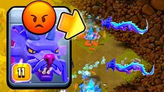 🤬БОМБЛЮ ОТ НОВОГО ЛАЗУРНОГО ДРАКОНА в Clash of Clans