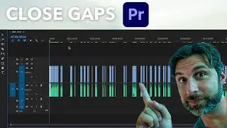 How to close gaps in your video using Adobe Premiere Pro... INSTANTLY!