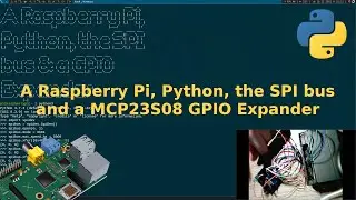 A Raspberry Pi, Python, the SPI Bus and a MCP23S08 GPIO Expander