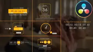 Countdown Timer Toolkit ★ DaVinci Resolve Templates ★