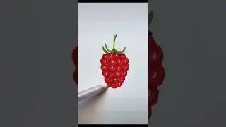 Easy Drawing a Raspberry