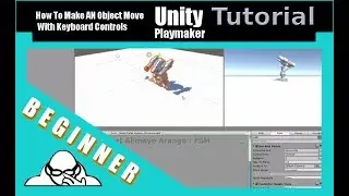 How To Have An Object Move With Keyboard Controls using Playmaker In Unity