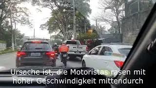 Täglich sterben Motorradkuriere in São Paulo