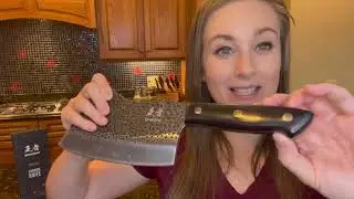 Review of Cleaver Knife, ENOKING Meat Cleaver Hand Forged Serbian Chefs Knife German High Carbon