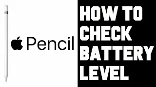 Apple Pencil How To Check Battery - Apple Pencil How To Know Battery Level How To See Battery Level