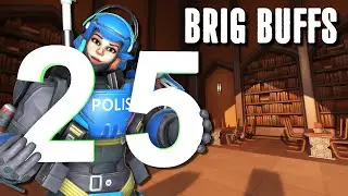 Trying out Brigitte's "MASSIVE" 25 Burst Healing Buff | Overwatch 2 Gameplay