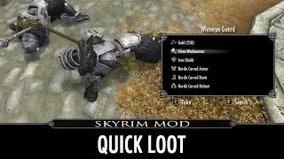 Skyrim Mod: Quick Loot - Fallout 4 like UI for Looting