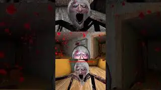 Spider Mom Jumpscare In Granny VS Granny Chapter Two VS The Twins #grannynewupdate #granny #shorts