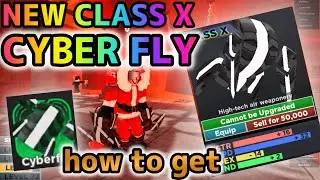 【New class X】How to get cyberfly glove 【Roblox Boxing League】