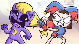 CATNAP vs POMNI but GENDERS SWAPPED!! // Poppy Playtime Chapter 3 Animation