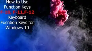 What is the Use of Function Keys F-10, F-11, & F-12 on the Keyboard? Keyboard Shortcut Keys