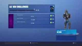 NEW LIL KEV BACKBLING FORTNITE CHALLENGES