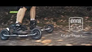 Cross-country skating adventure on Powerslide Grave Digger skates