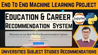 Building an Education Recommendation System | Studies Career Recommendation System Machine Learning