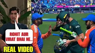 Naseem Shah gave emotional statement on Virat & Rohits heart winning gesture when Naseem was crying