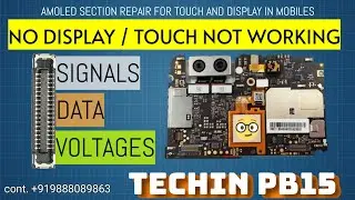 🌐 NO DISPLAY 🌐 TOUCH NOT WORKING ( AMOLED ) Mobile Repair Solution , Full Video @TechinPB15