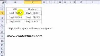 Change Text with Excel REPLACE Function