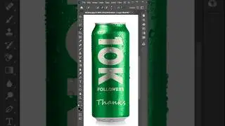 Easily Create Realistic Soda Can Mockup in Photoshop. 