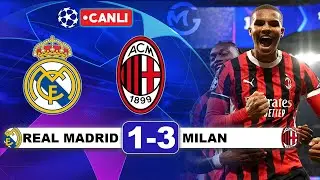 Real Madrid 1-3 Milan / Şampiyonlar Ligi Canlı Yayın