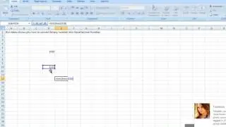 How to Convert Binary Number into Hexa Decimal Number in Excel