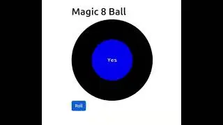 Simple Coding Project - Magic 8 Ball