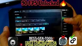 Best GFX TOOL For Bgmi/Pubg 90 FPS Unlocked 🔥✔️#pubgmobile #bgmi