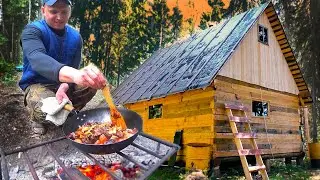 ЛЕСНОЙ ДОМ - ЧТО С НИМ СДЕЛАЛИ? \ ЖЕКА - ТАЁЖНЫЙ КУЛИНАР \ КАК РАСПИЛИТЬ БРЁВНА НА ДОСКИ \УСТАЕВ и К